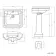Enid Traditional Close Coupled Toilet With Gloss White Wooden Seat & Pedestal Basin - Single Tap Hole