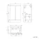 Corsica Gloss White Slimline Basin Vanity 500mm