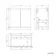 Corsica Gloss White Vanity with Marble Top & Curved Basin 800mm