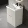 Crete Fluted Linen White Basin Vanity Drawer 600mm