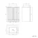 Crete Fluted Linen White Vanity with Marble Top & Marin Basin 600mm