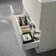 Crete Fluted Linen White Basin Vanity Drawer 800mm