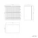 Crete Fluted Linen White Vanity Drawer with Marble Top 800mm - Excludes Counter Top Basin