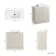 Crete Fluted Linen White Vanity with Marble Top & Reno Basin 800mm