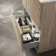 Crete Fluted Apex Oak Vanity Drawer with Marble Top & Reno Basin 800mm