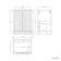 Crete Fluted Charcoal Elm Vanity with Marble Top & Reno Basin 600mm