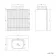 Crete Fluted Charcoal Elm Vanity Drawer with Marble Top & Reno Basin 800mm