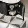 Positano Black Oak Curved Wall Hung Basin Drawer Vanity 800mm
