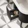 Positano Black Oak Curved Vanity Unit & Matt White Stone Basin 800mm