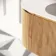 Positano Natural Oak Curved Wall Hung Basin Drawer Vanity 1500mm