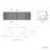 Positano Natural Oak Curved Wall Hung Vanity Drawer with Carrara Marble Top 1500mm - Basin Not Included