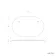 Positano Natural Walnut Curved Wall Hung Vanity Drawer with Matt White Stone Top 800mm - Basin Not Included