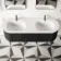 Positano Black Oak Curved Wall Hung Basin Drawer Vanity 1500mm