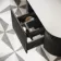 Positano Black Oak Curved Wall Hung Vanity Drawer with Matt White Stone Top 1000mm - Basin Not Included