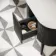 Positano Black Oak Curved Vanity Unit with Matt White Stone Top 800mm - Basin Not Included