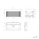 Cayman Natural Walnut Wall Hung Slimline Basin Drawer Vanity 800mm - Brushed Brass Accents