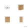 Hawaii Natural Oak Wall Hung Slimline Basin Vanity 400mm