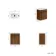 Hawaii Natural Walnut Wall Hung Slimline Basin Vanity 400mm