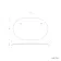 Positano Natural Walnut Curved Vanity Unit with Matt White Stone Top 800mm - Basin Not Included