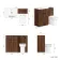 Havana Fluted Black Walnut Combination Vanity Basin and Aruba Toilet 1100mm - Black Accents