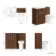 Havana Fluted Black Walnut Combination Vanity Basin and Aruba Toilet 1100mm - Brushed Brass Accents