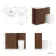 Havana Fluted Black Walnut Combination Vanity Basin and Utah Comfort Height Toilet 1100mm - Chrome Handles - Left Handed