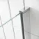 L Shaped 1700 Shower Bath with Front Panel & 4mm Fixed Screen with Rail - Right Handed