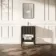 Maru Black Oak Carrara Marble Vanity Unit & Undermount Basin 600mm