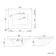 Maru Black Oak Carrara Marble Vanity Unit & Undermount Basin 600mm