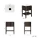 Maru Black Oak Wood Grain Vanity Cabinet 600mm with Carrara Marble Top - Basin Not Included