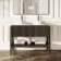 Maru Black Oak Wood Grain Vanity Cabinet 1200mm with Carrara Marble Top - Basin Not Included