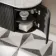 Positano Black Oak Curved Wall Hung Vanity Drawer with Carrara Marble Top 1000mm - Basin Not Included