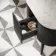 Positano Black Oak Curved Vanity Unit with Carrara Marble Top 800mm - Basin Not Included
