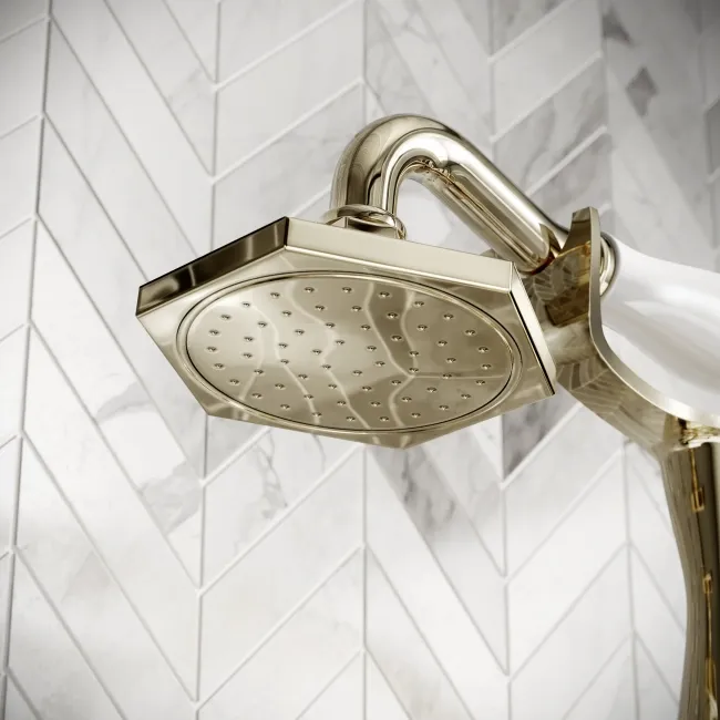 Kenmare Traditional English Gold Bath Shower Mixer Tap