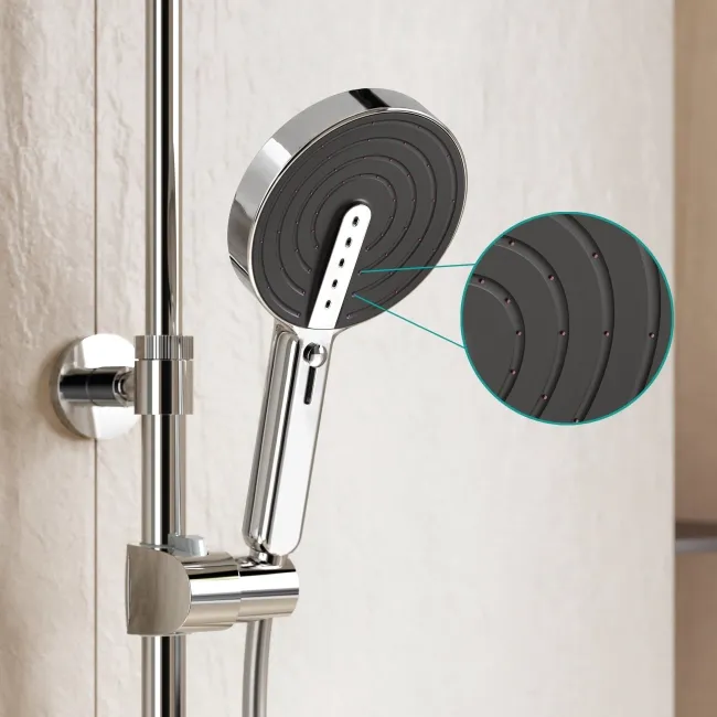 Bray Round Chrome Thermostatic Bath Filler Shower Set