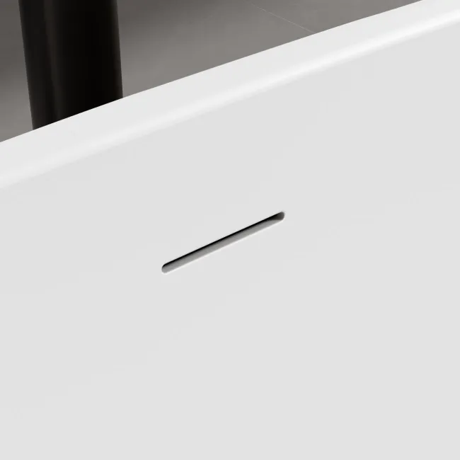 Ealing 1700mm Matt White Freestanding Bath