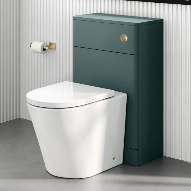 Detroit Brushed Brass Round Push Button for Cable Operated Concealed Cistern - Dia.48mm