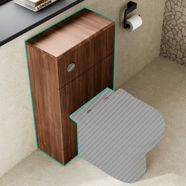 Havana Black Walnut 500 Toilet Unit