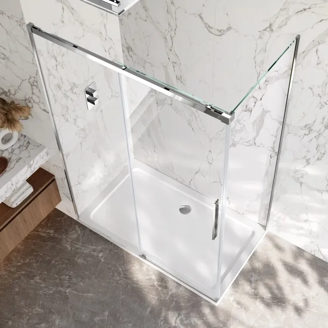 Lisbon 8mm Sliding Shower Enclosure 1400x800mm
