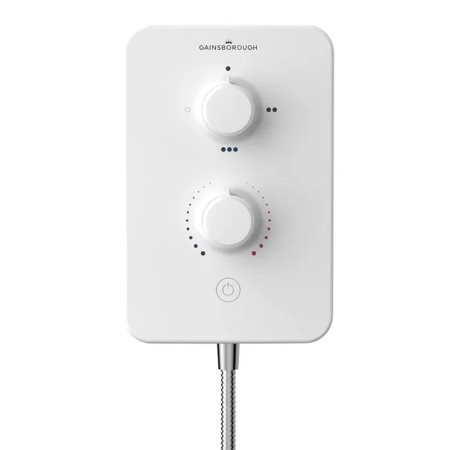 Gainsborough Slim Duo Electric Shower White 9.5kW