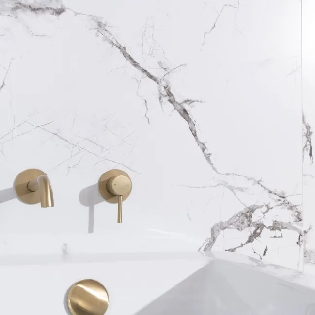 Trepanel Aqua Luxe® Calacatta Marble Effect Satin Embossed SPC XXL Wall Panel