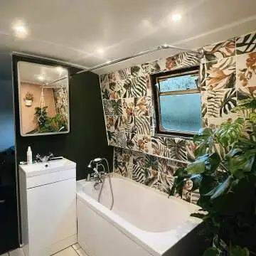Olivia Black Framed Illuminated LED Mirror Cabinet With BLUETOOTH Speaker 710x500mm