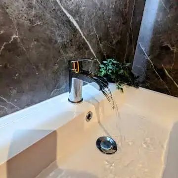 Eden Chrome Waterfall Basin Mixer Tap