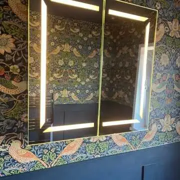 Haisley Illuminated LED Mirror Cabinet 600x600mm