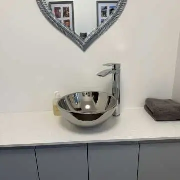 Spey Chrome High Rise Basin Mixer Tap