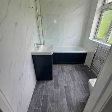 Trepanel Aqua® Matt Carrara Marble Effect PVC Shower Wall Panel