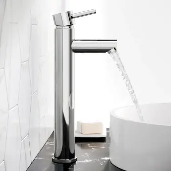 Wye Chrome High Rise Basin Mixer Tap