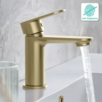 Avill Brushed Brass Basin Mixer Tap