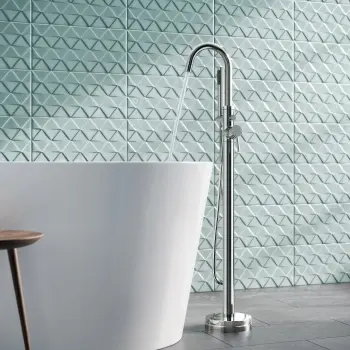 Selma Chrome Freestanding Bath Shower Mixer Tap