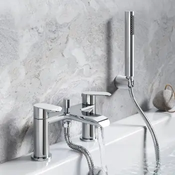 Tay Chrome Bath Filler & Handheld Shower